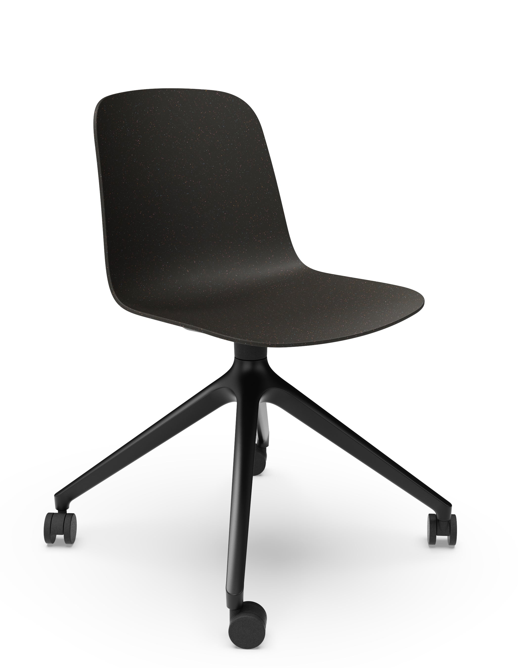 Cici 4-Star Swivel Meeting Chair with Castors