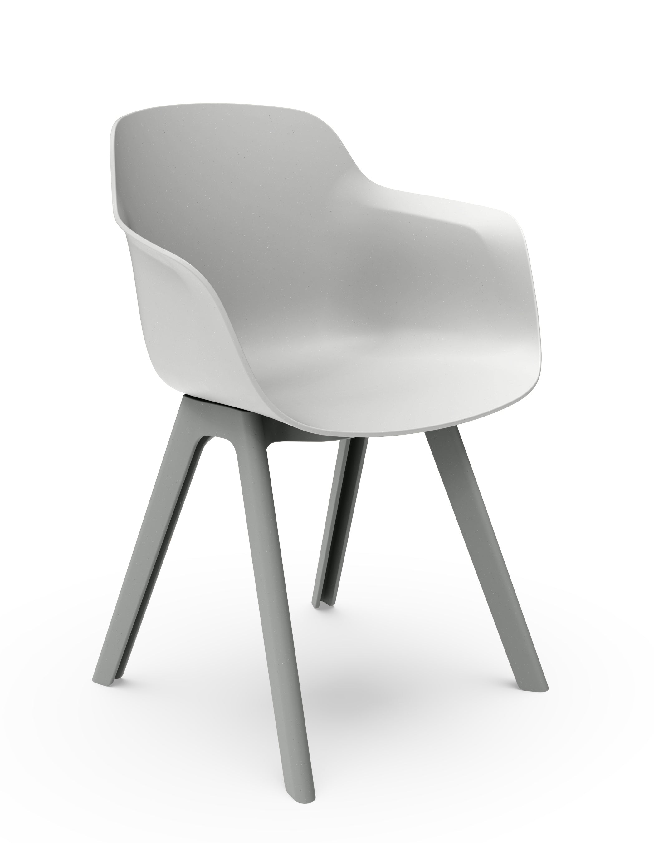 Cici Tub Chair with Plastic 4 Leg Base
