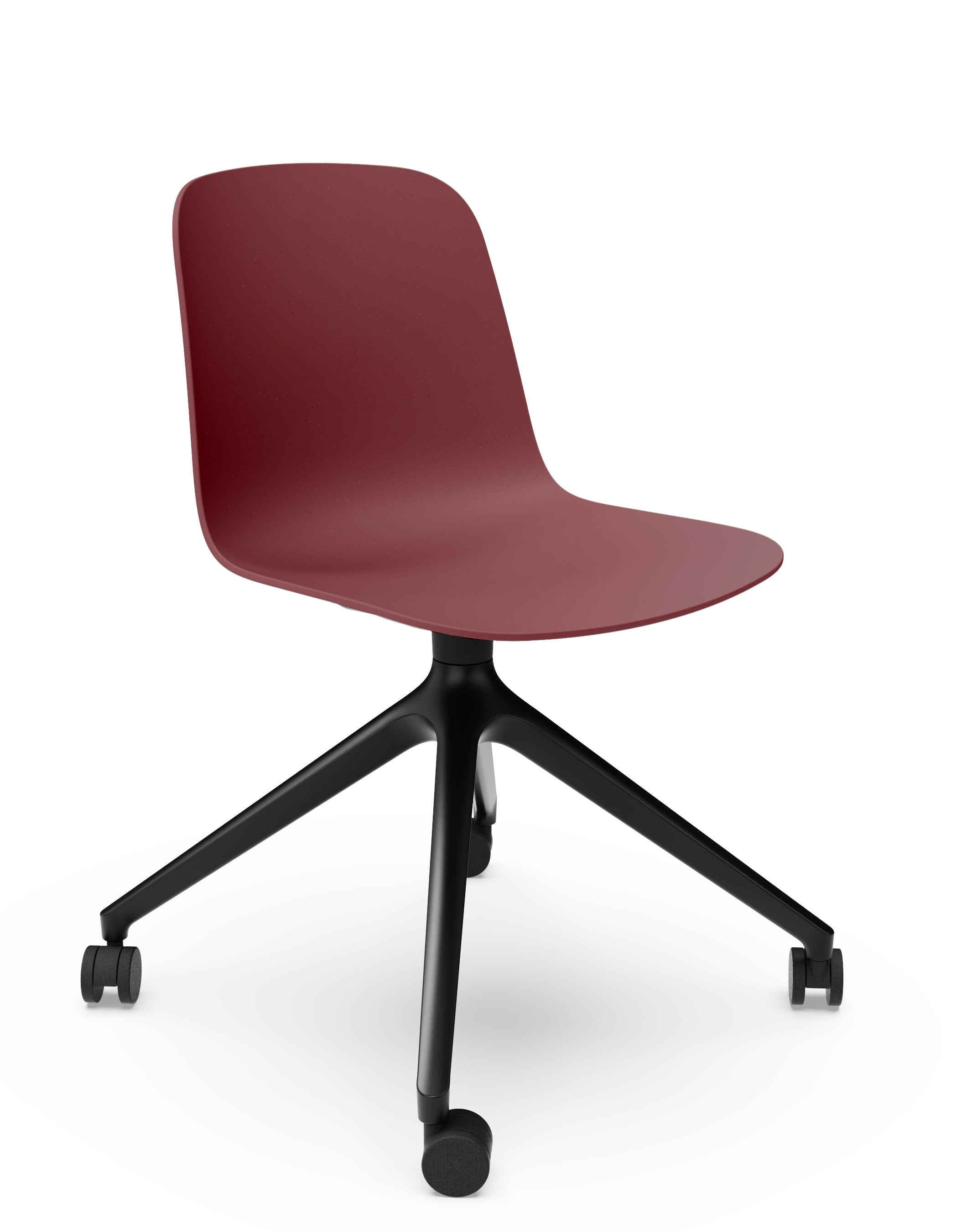 Cici 4-Star Swivel Meeting Chair with Castors
