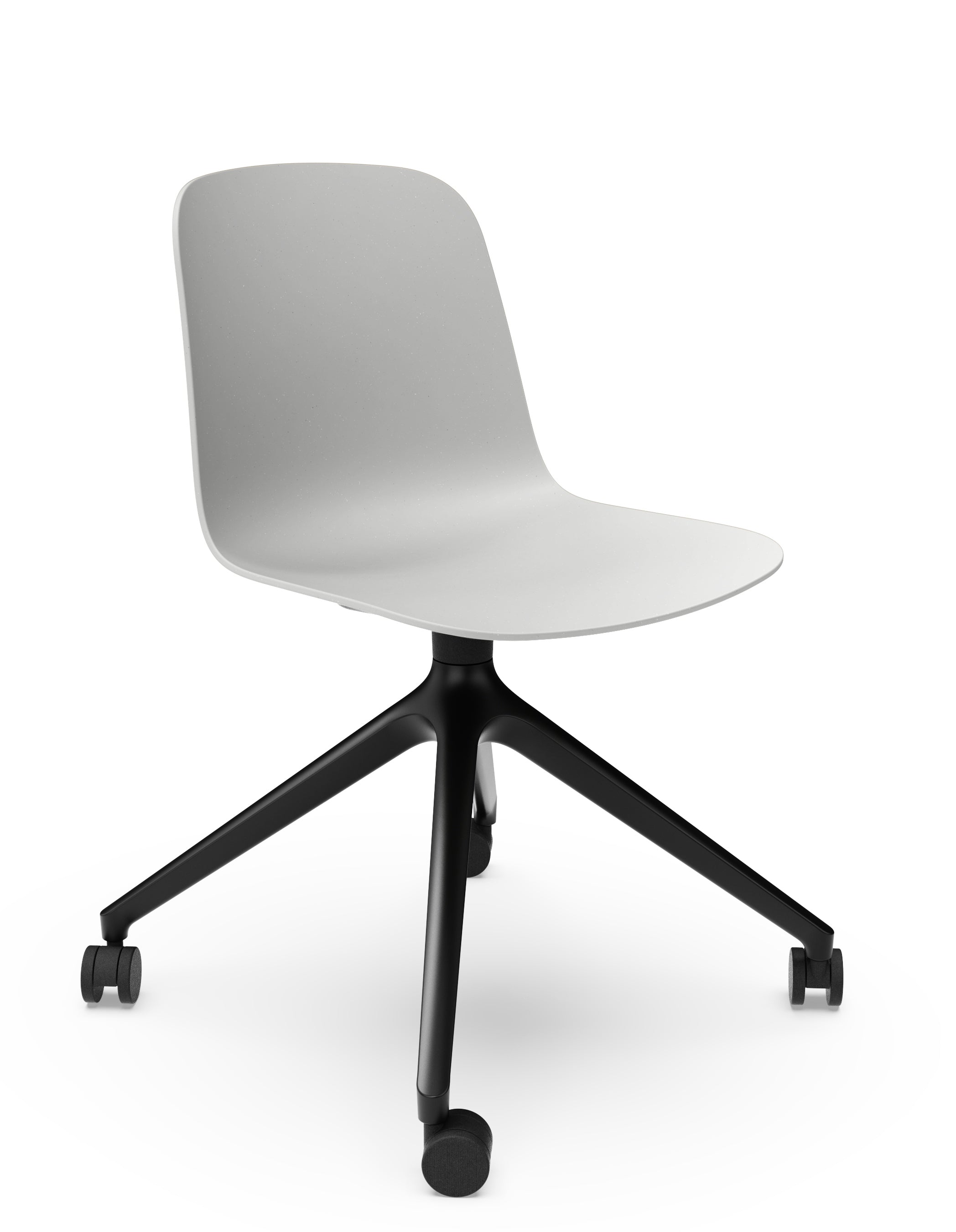 Cici 4-Star Swivel Meeting Chair with Castors