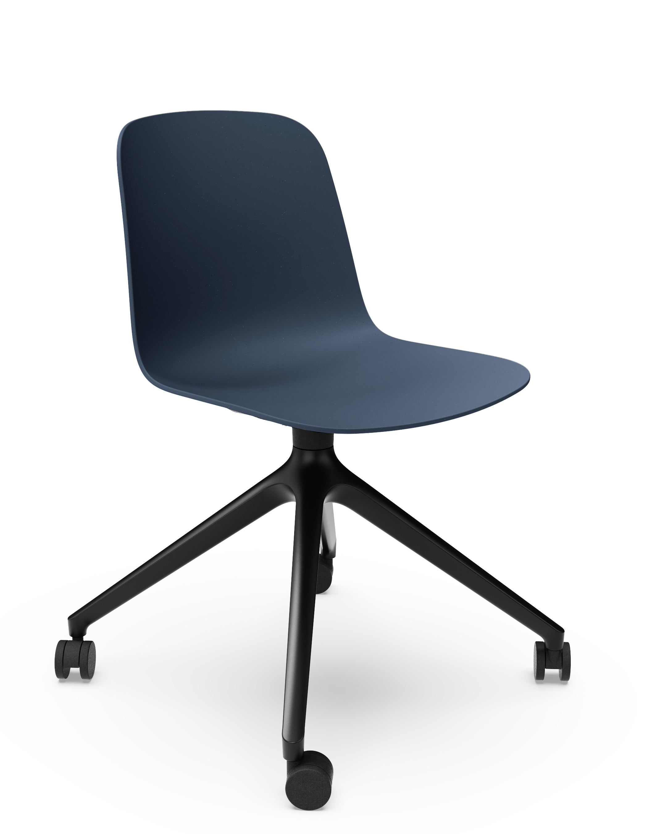 Cici 4-Star Swivel Meeting Chair with Castors