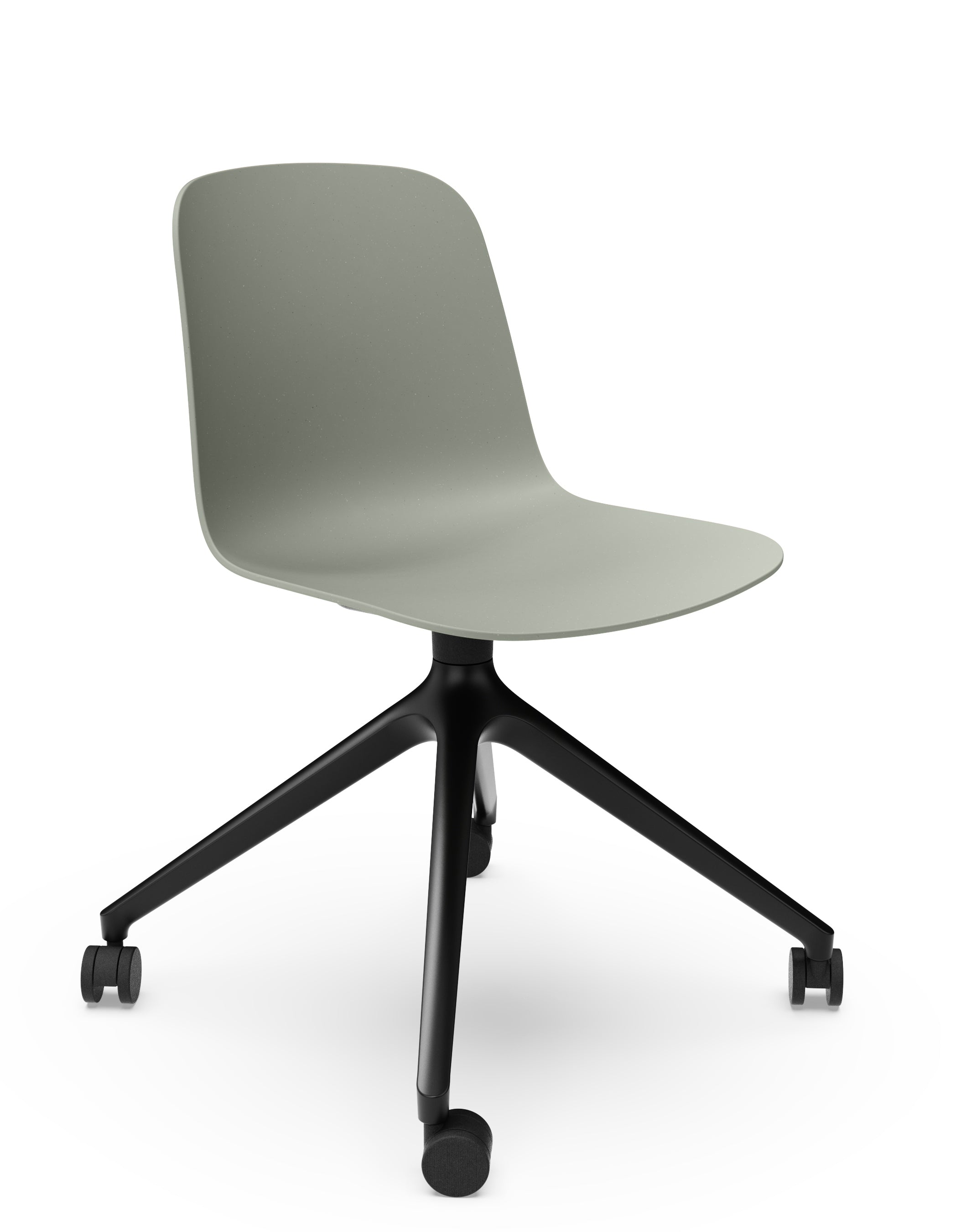 Cici 4-Star Swivel Meeting Chair with Castors
