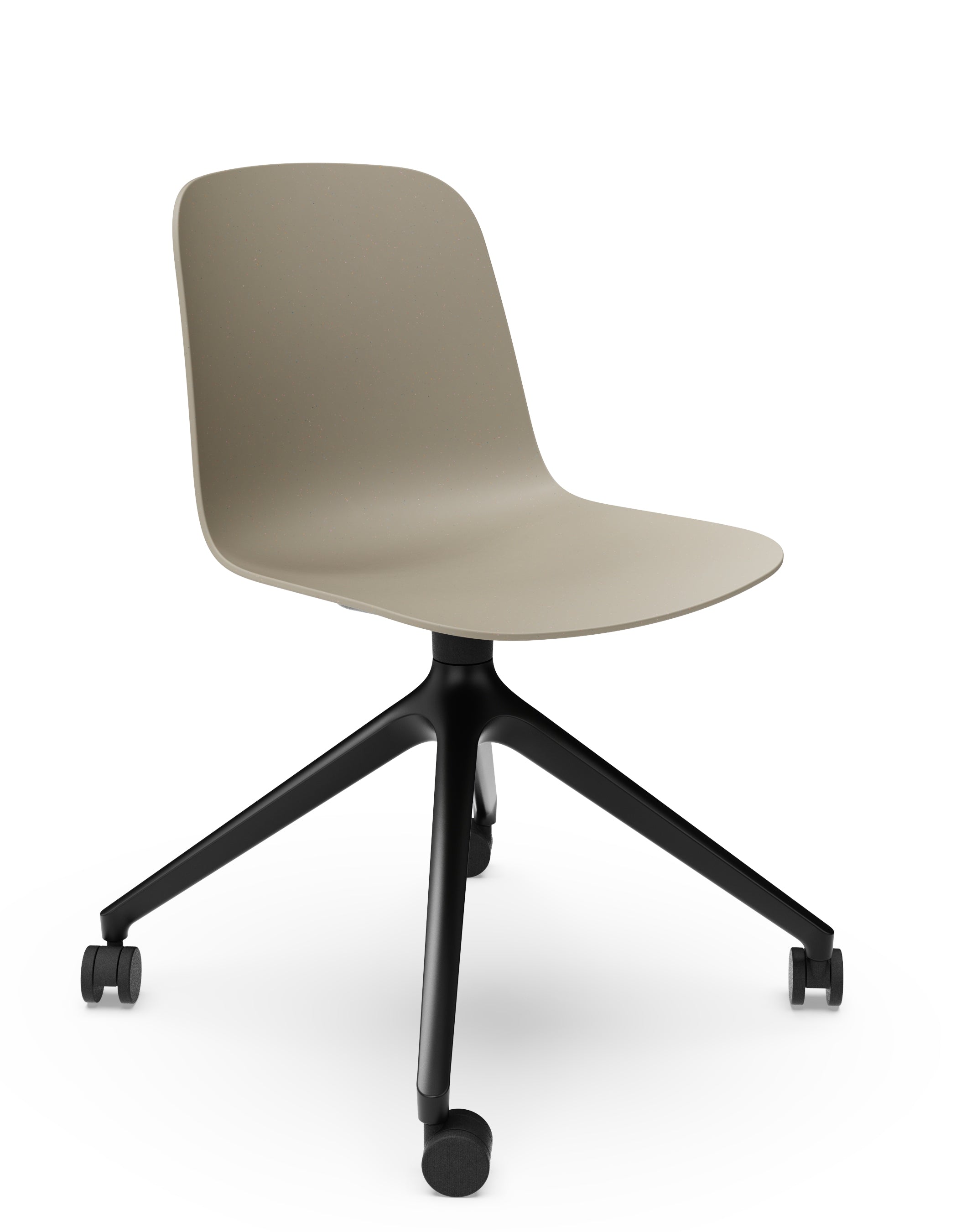 Cici 4-Star Swivel Meeting Chair with Castors