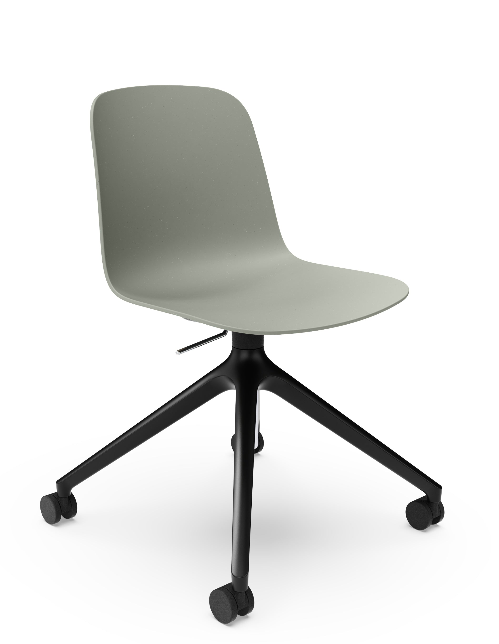Cici 4-Star Swivel Meeting Chair with Castors