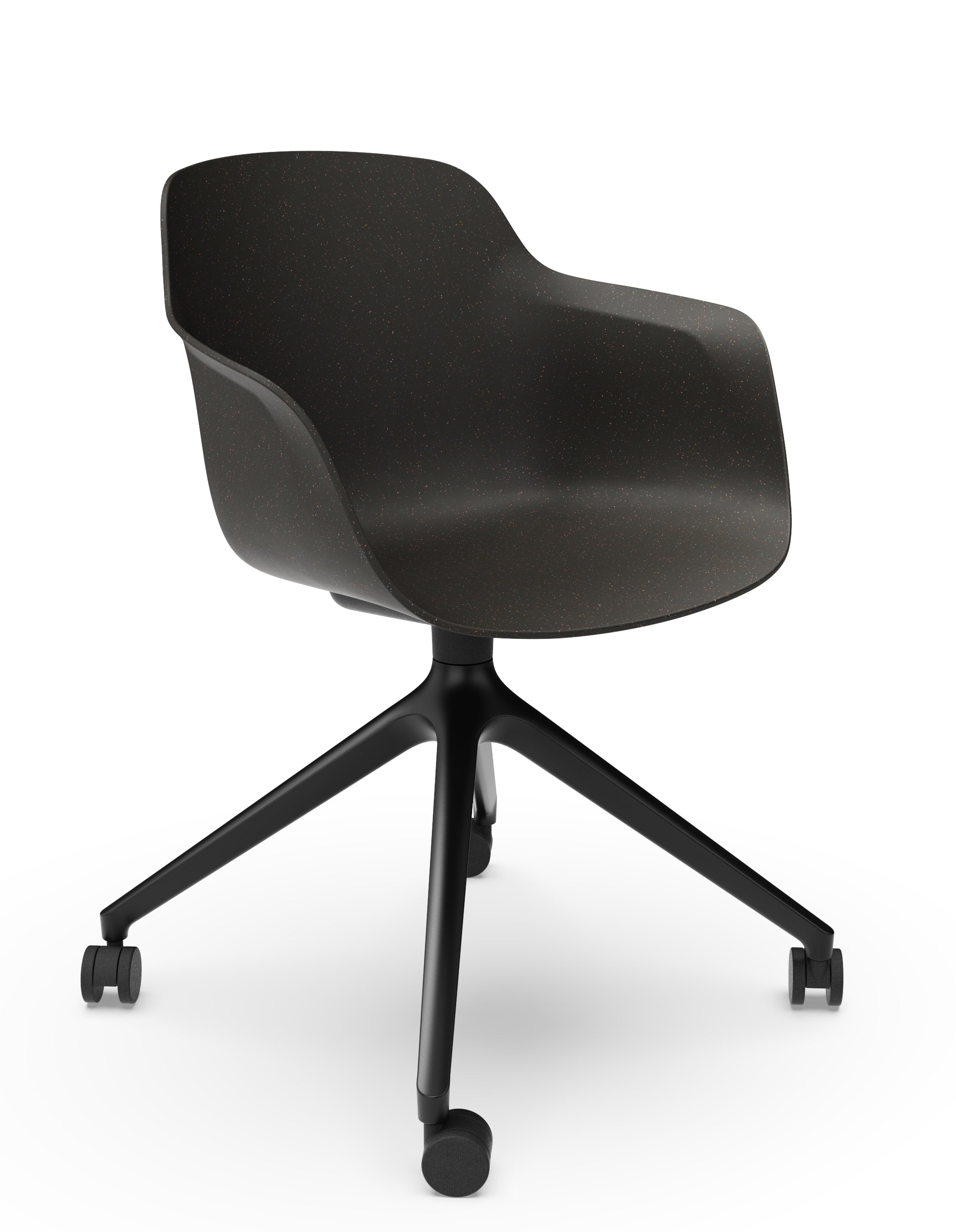 Cici Tub Chair 4 Star Swivel with Castors