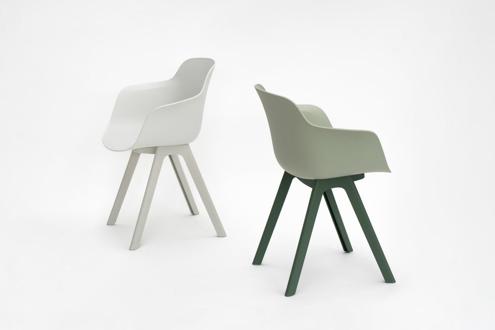 Cici Tub Chair with Plastic 4 Leg Base